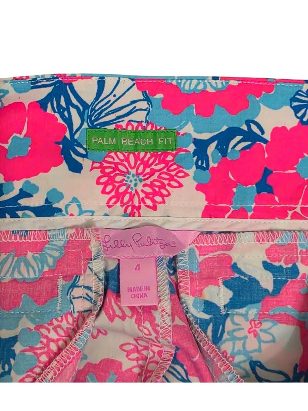 Lilly Pulitzer Floral Capri Pant (SKU#2107) - Picture 4 of 8